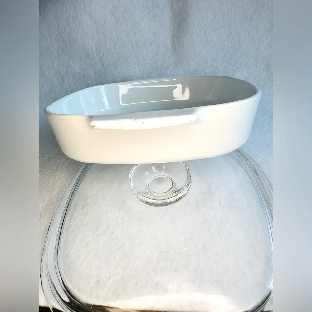 Corningware Blue Cornflower with‎ Lid Baking Dish 1 QT casserole Vintage